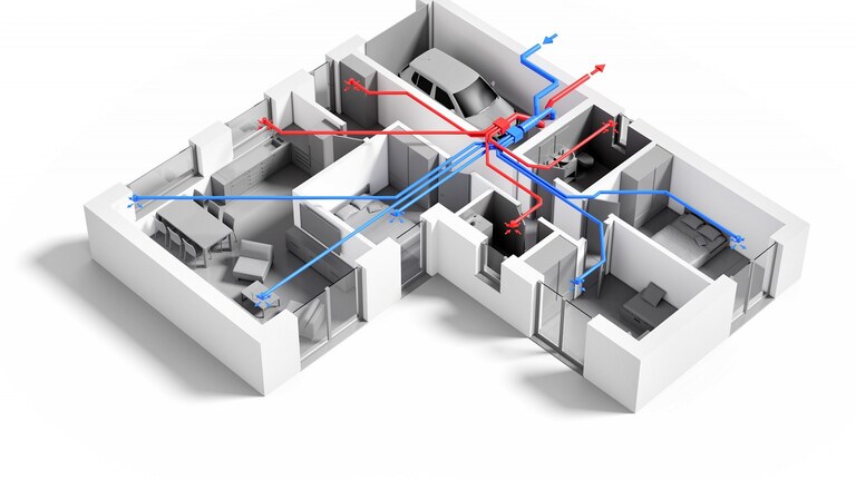 Rekuperace v rodinném domě