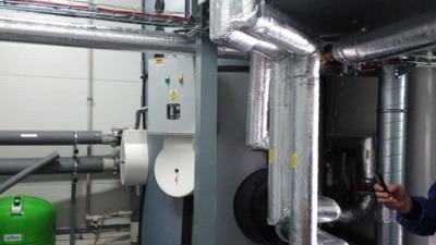 Měření a regulace tepelného čerpadla 150kw