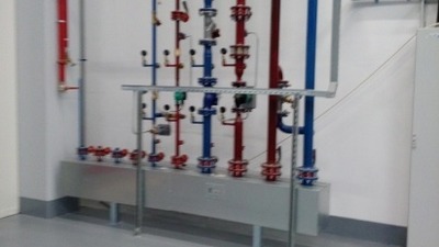 Měření a regulace kotelny