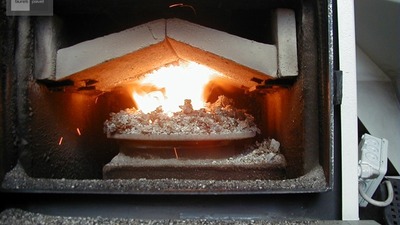 Proce hoření v kotly Benekov